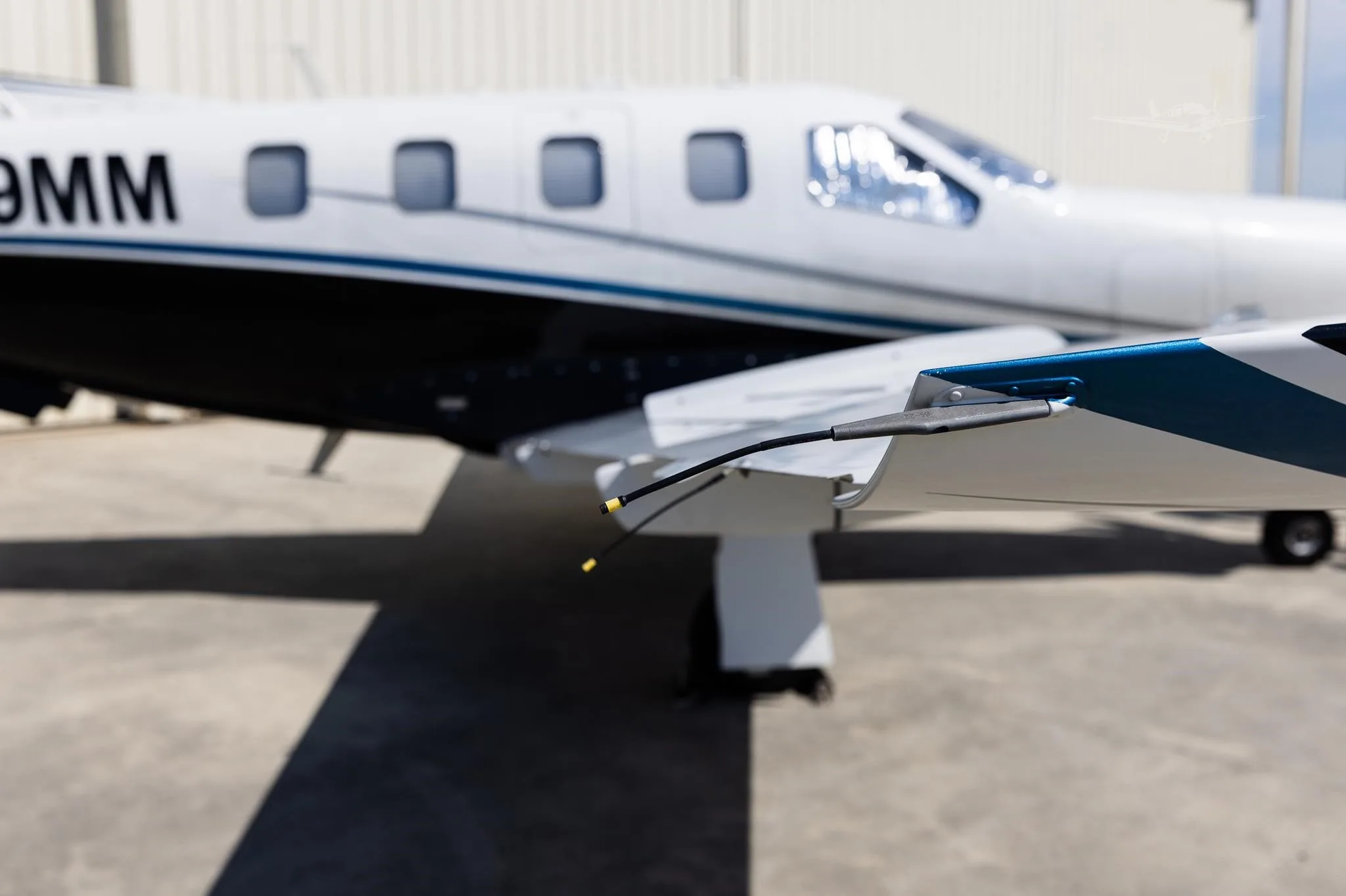 Exterior view of a 2001 DAHER TBM 700B.