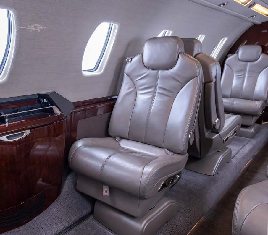 Cabin interior of a 2015 CESSNA CITATION SOVEREIGN +.
