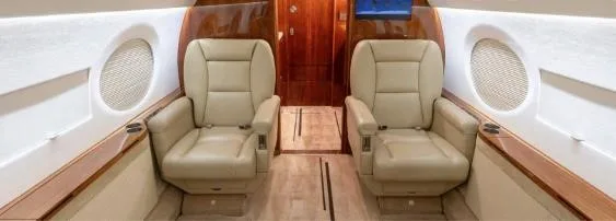 Cabin interior of a 2007 GULFSTREAM G450.