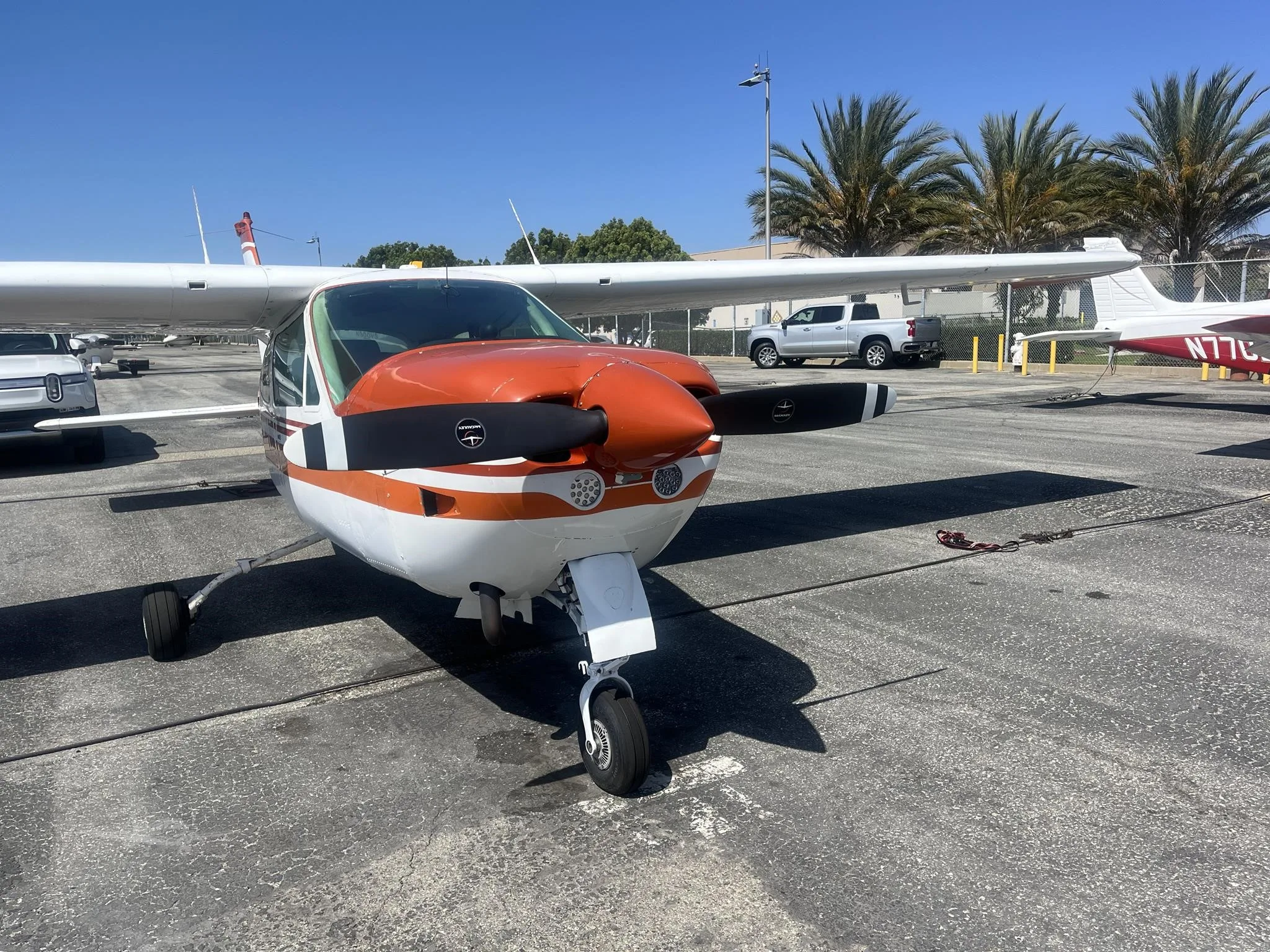 Exterior view of a 1975 CESSNA 177RG, N2726V.