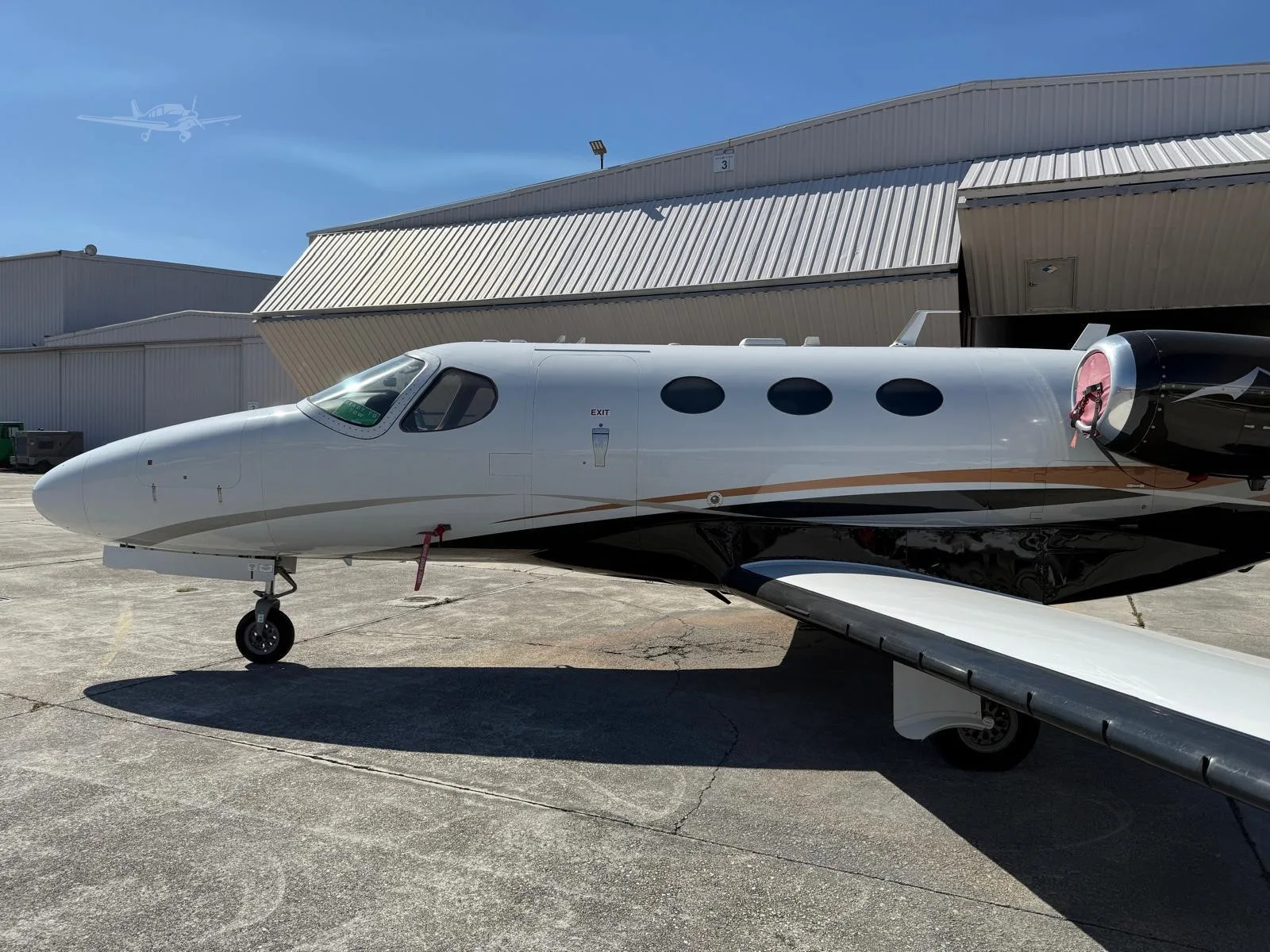 Exterior view of a 2011 CESSNA CITATION MUSTANG.