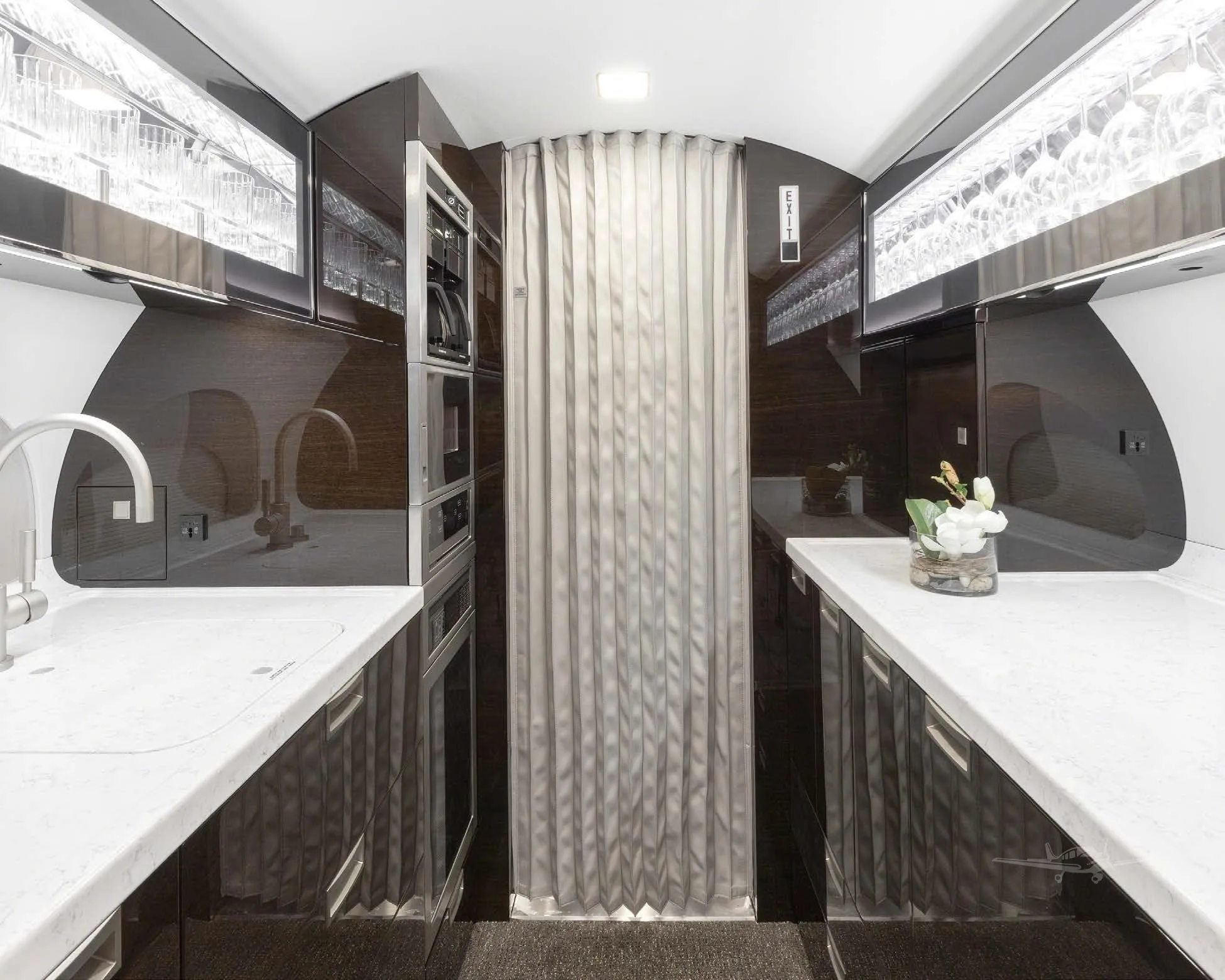 Cabin interior of a 2017 GULFSTREAM G650ER.