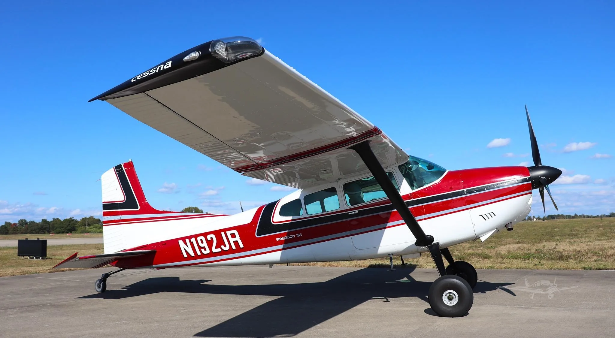 Exterior view of a 1973 CESSNA A185F, N192JR.