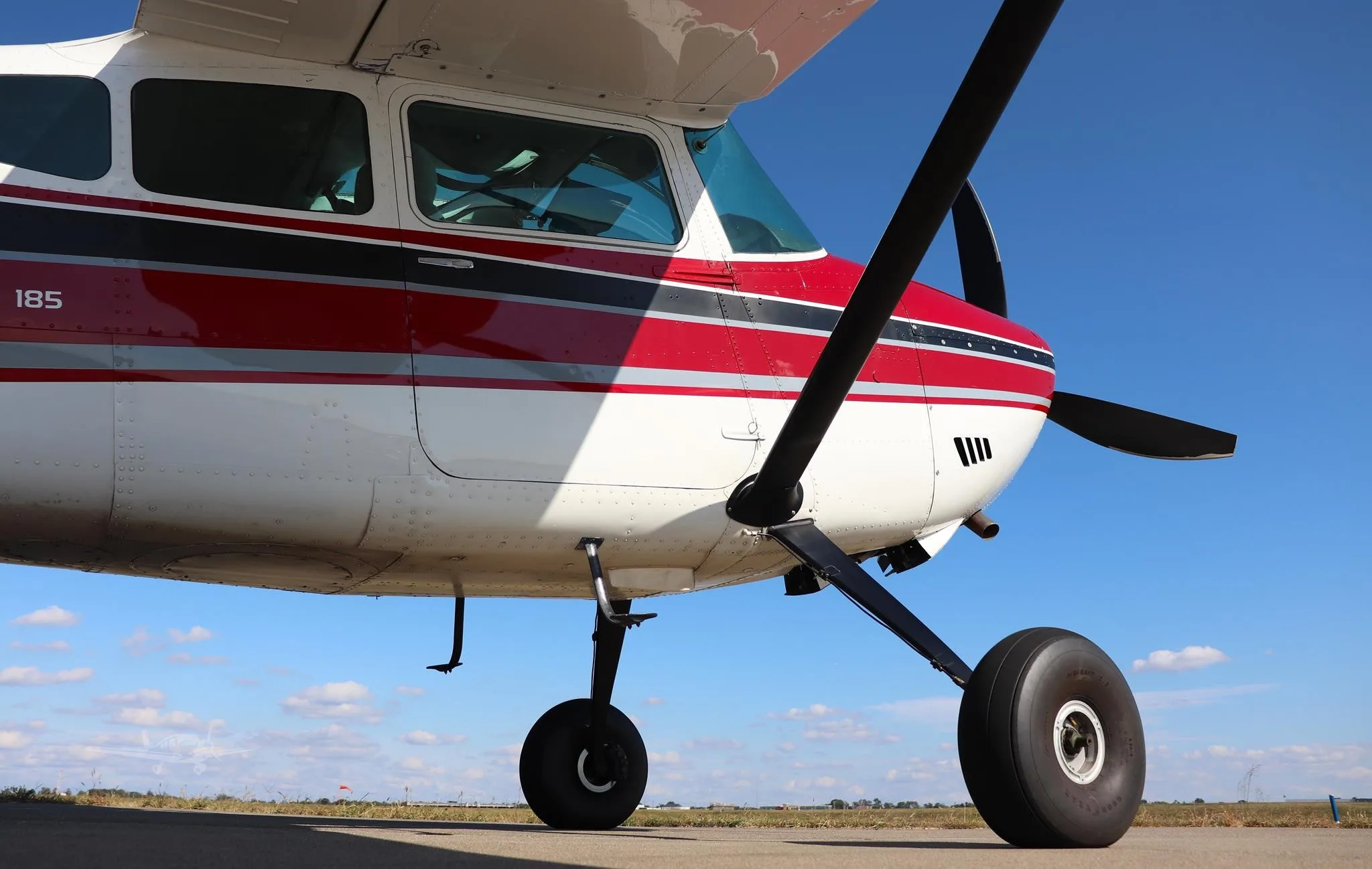 Exterior view of a 1973 CESSNA A185F, N192JR.