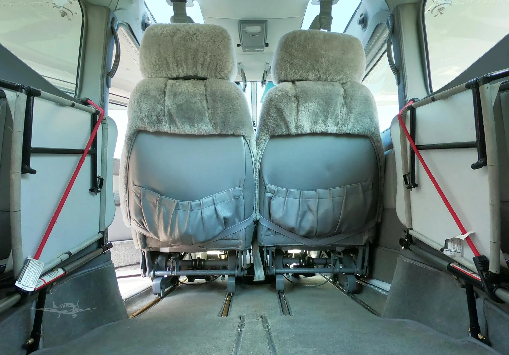 Cabin interior of a 1973 CESSNA A185F.