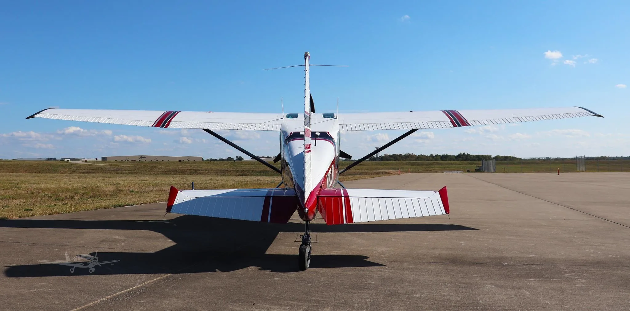 Exterior view of a 1973 CESSNA A185F, N192JR.