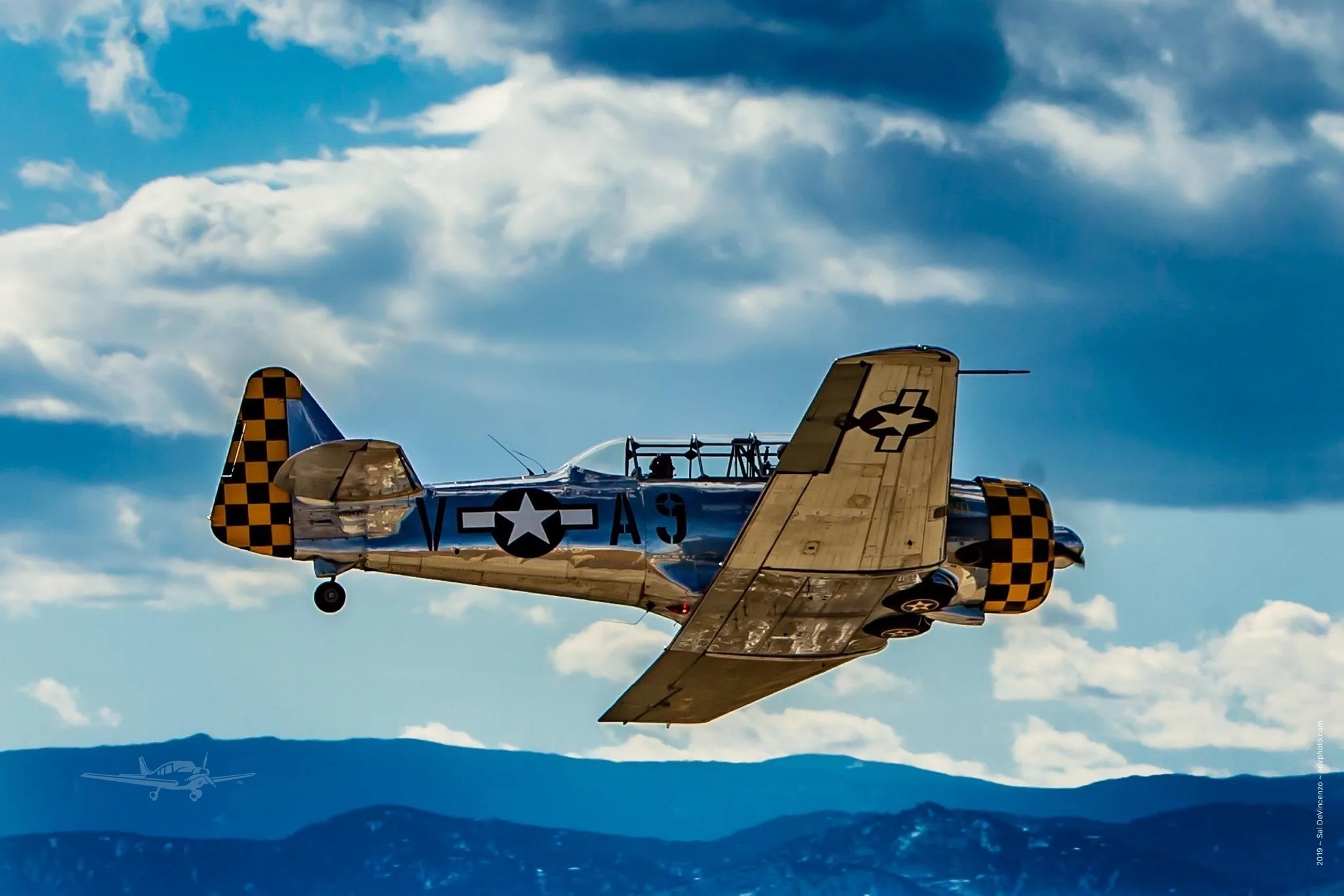 Marketing image of a 1949 NORTH AMERICAN AT-6G.