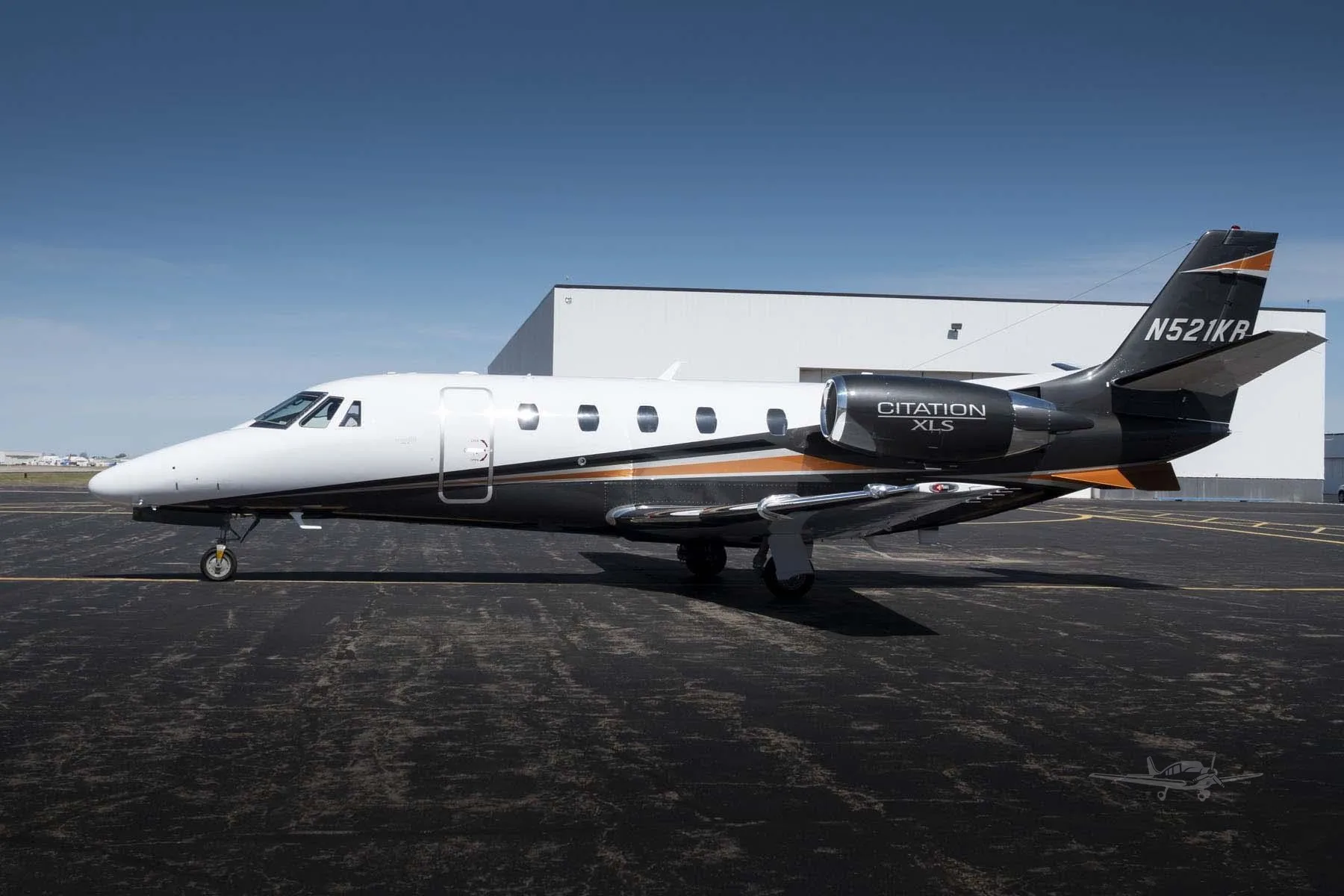 Exterior view of a 2025 CESSNA CITATION XLS GEN 2, N372XL.