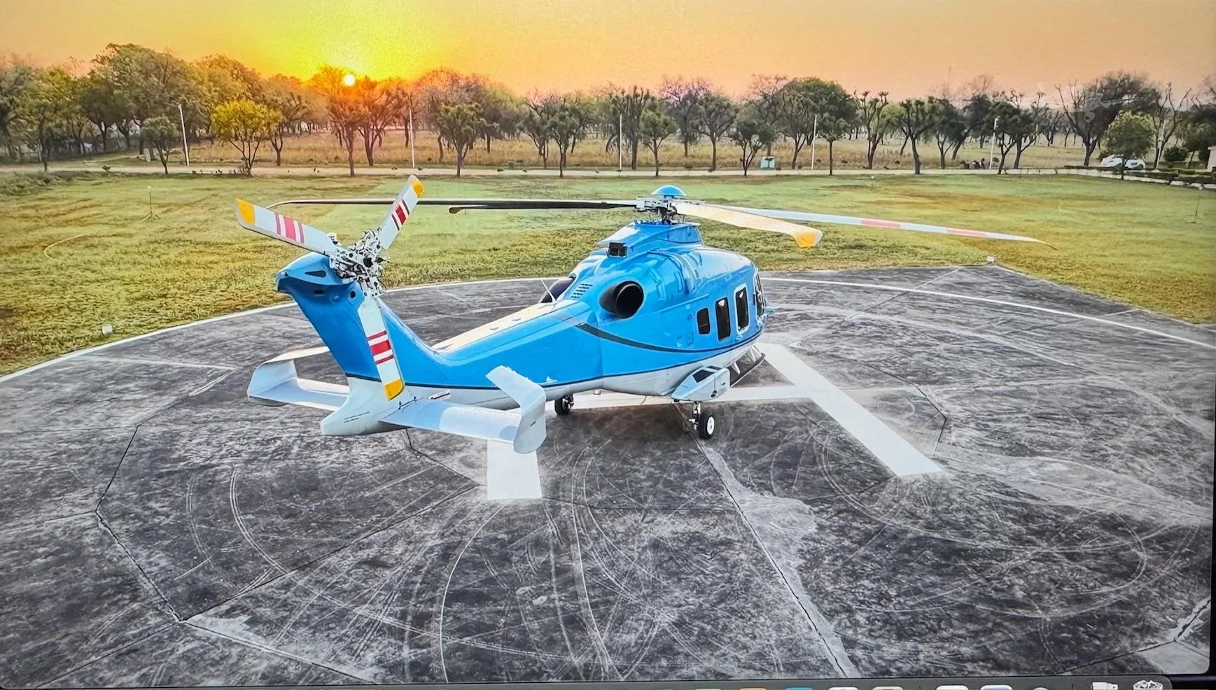 Marketing image of a 2024 LEONARDO AW169.