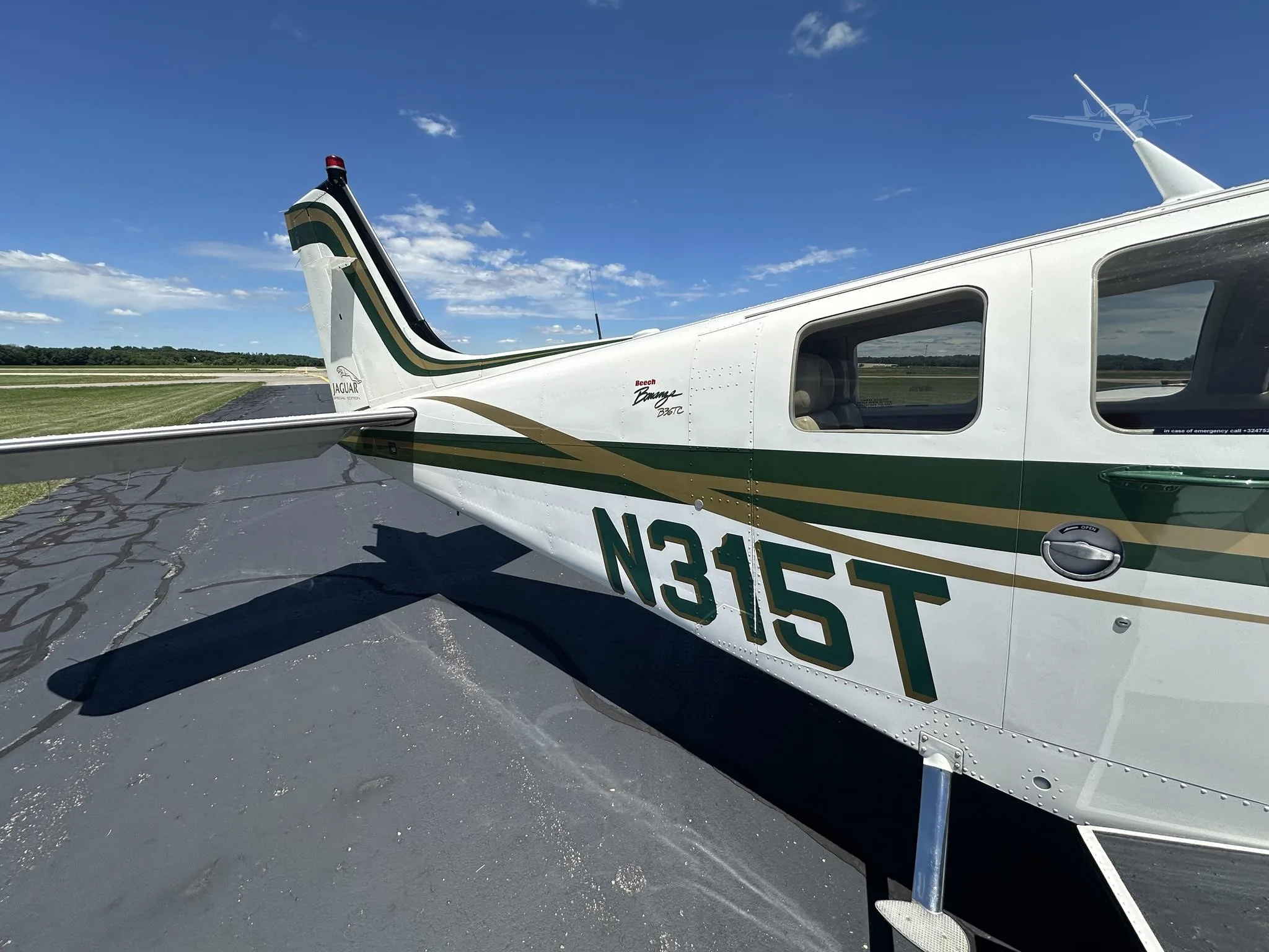 Marketing image of a 2001 BEECHCRAFT B36TC BONANZA.