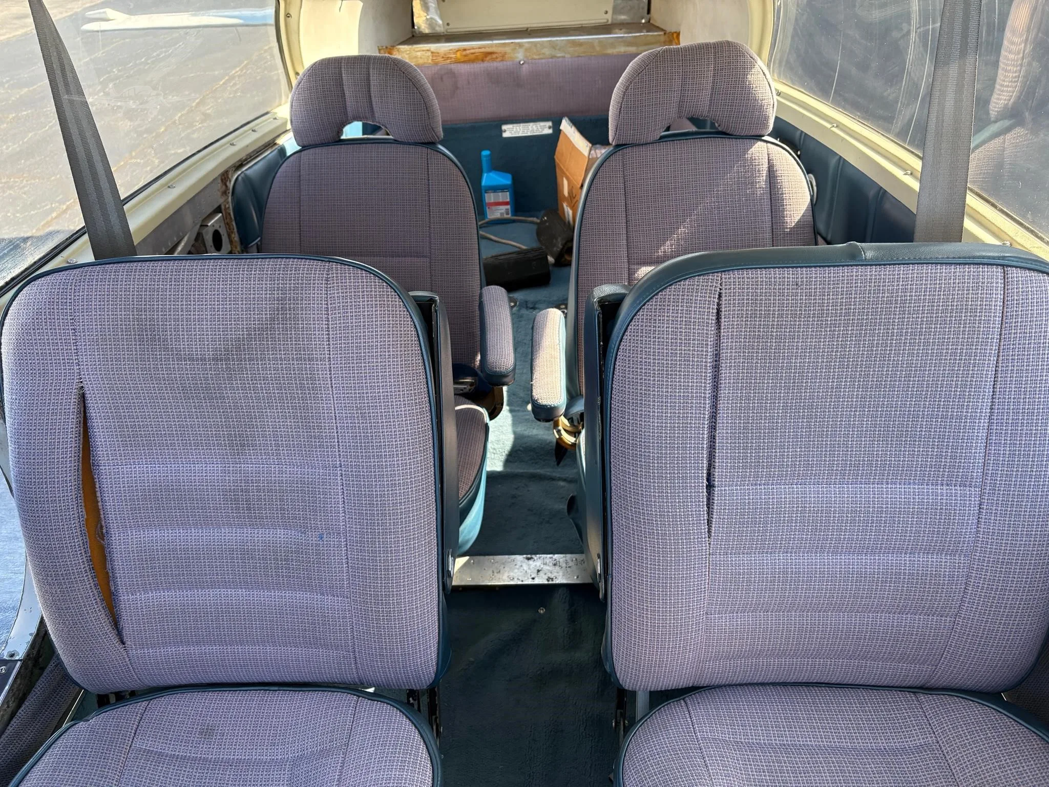 Cabin interior of a 1973 CESSNA 310Q.