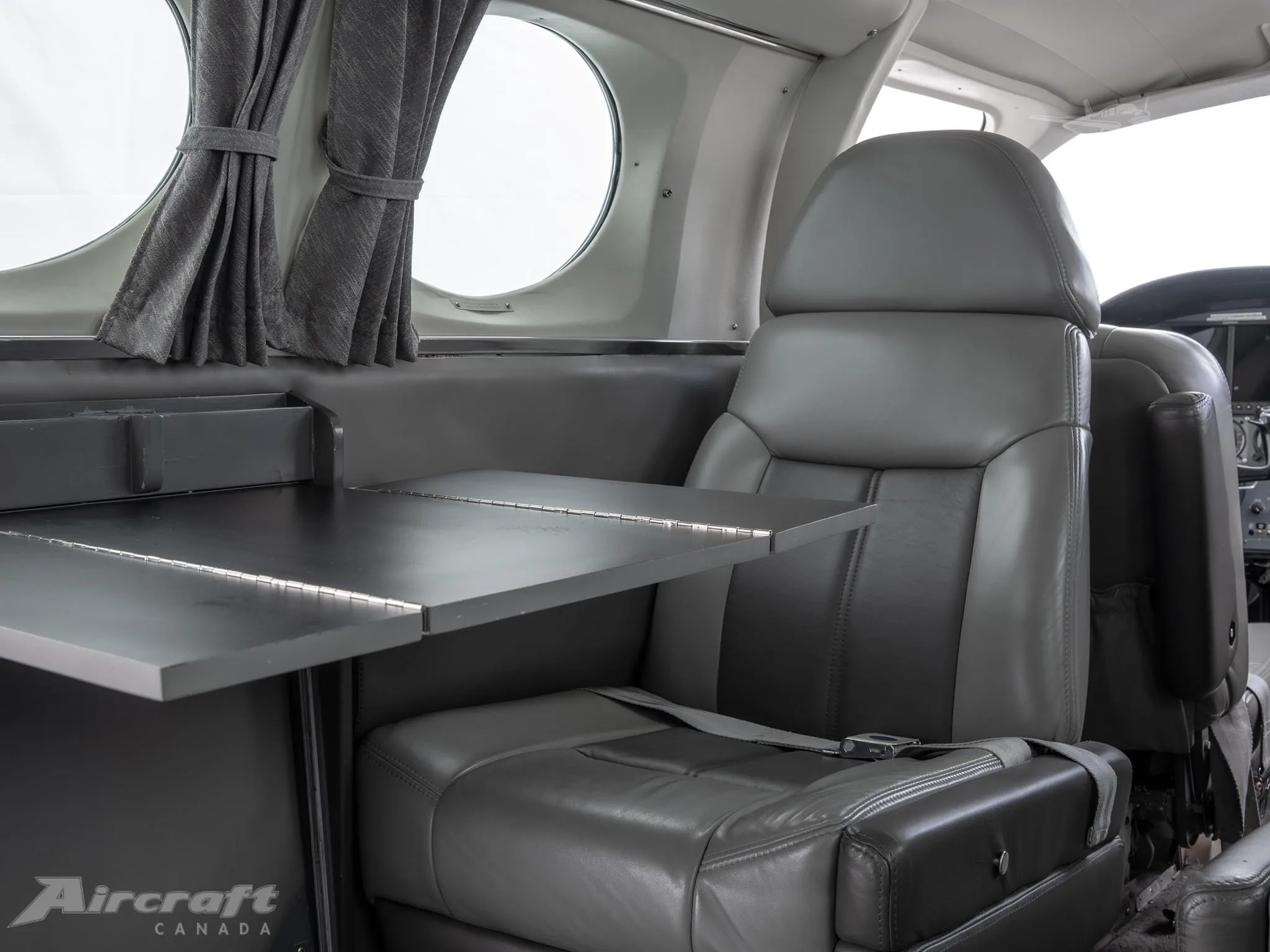Cabin interior of a 1973 CESSNA 421B.