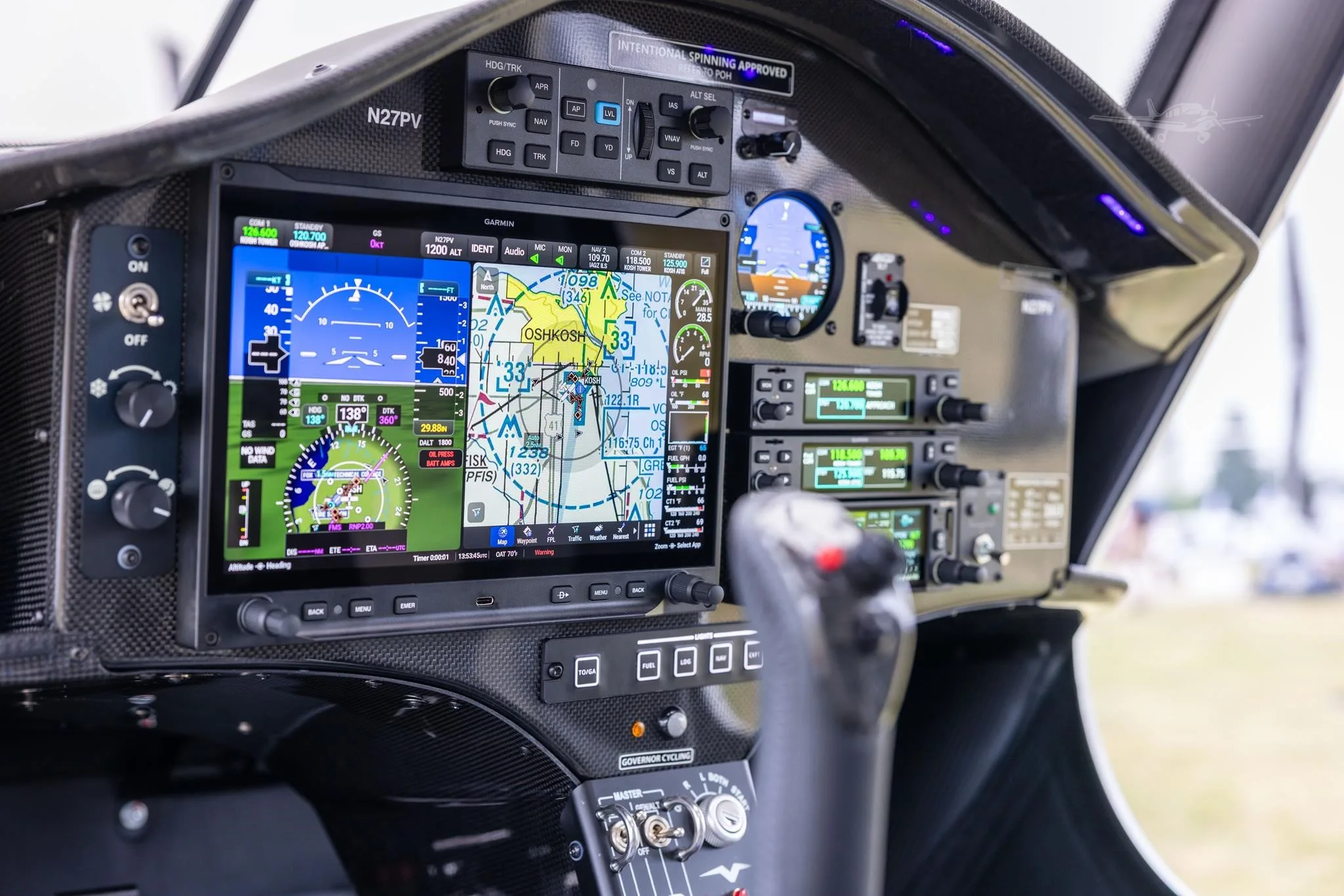 Avionics suite of a 2027 PIPISTREL VOYAGER.