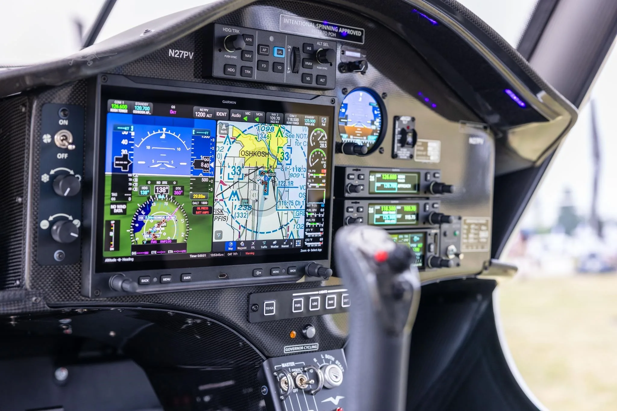 Avionics suite of a 2027 PIPISTREL VOYAGER.