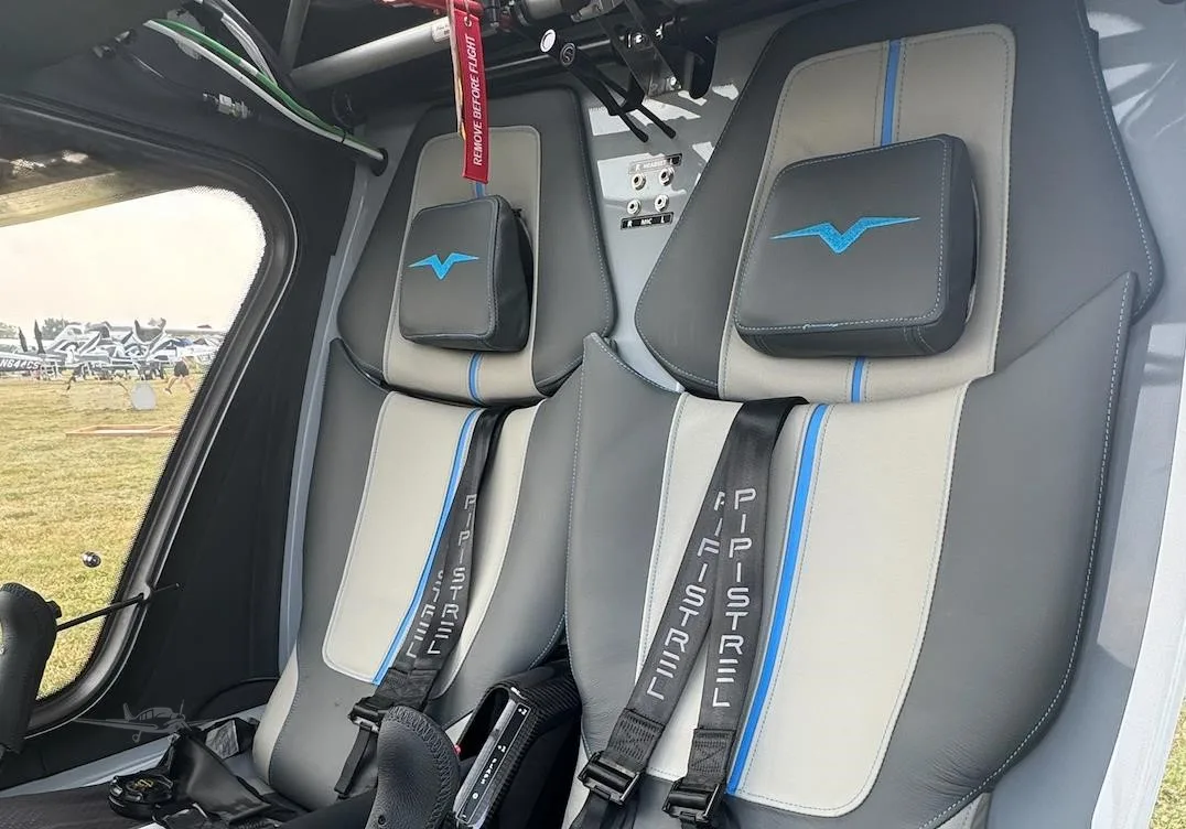 Cabin interior of a 2027 PIPISTREL VOYAGER.