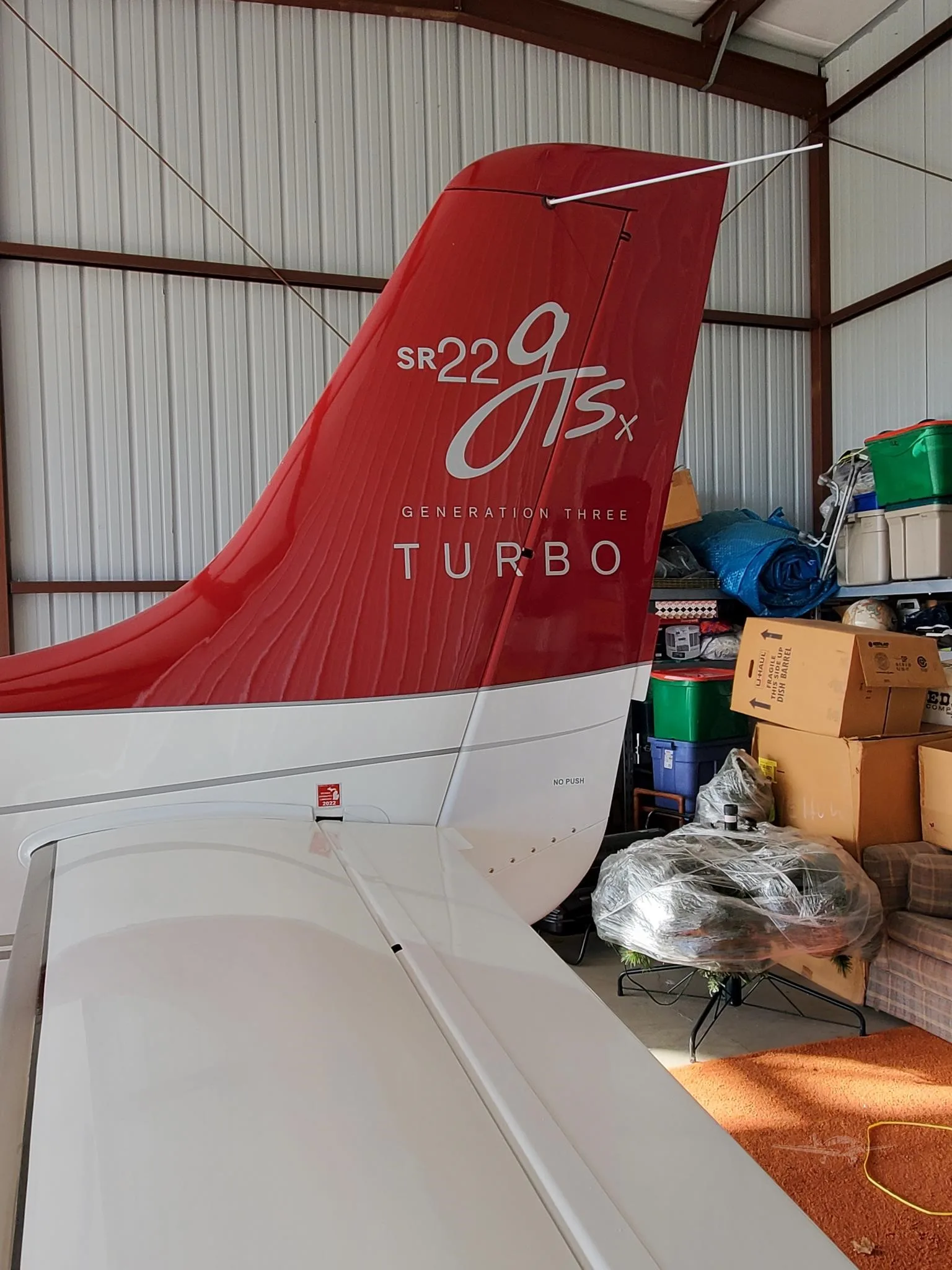 Exterior view of a 2008 CIRRUS SR22-G3 TURBO, N245CP.