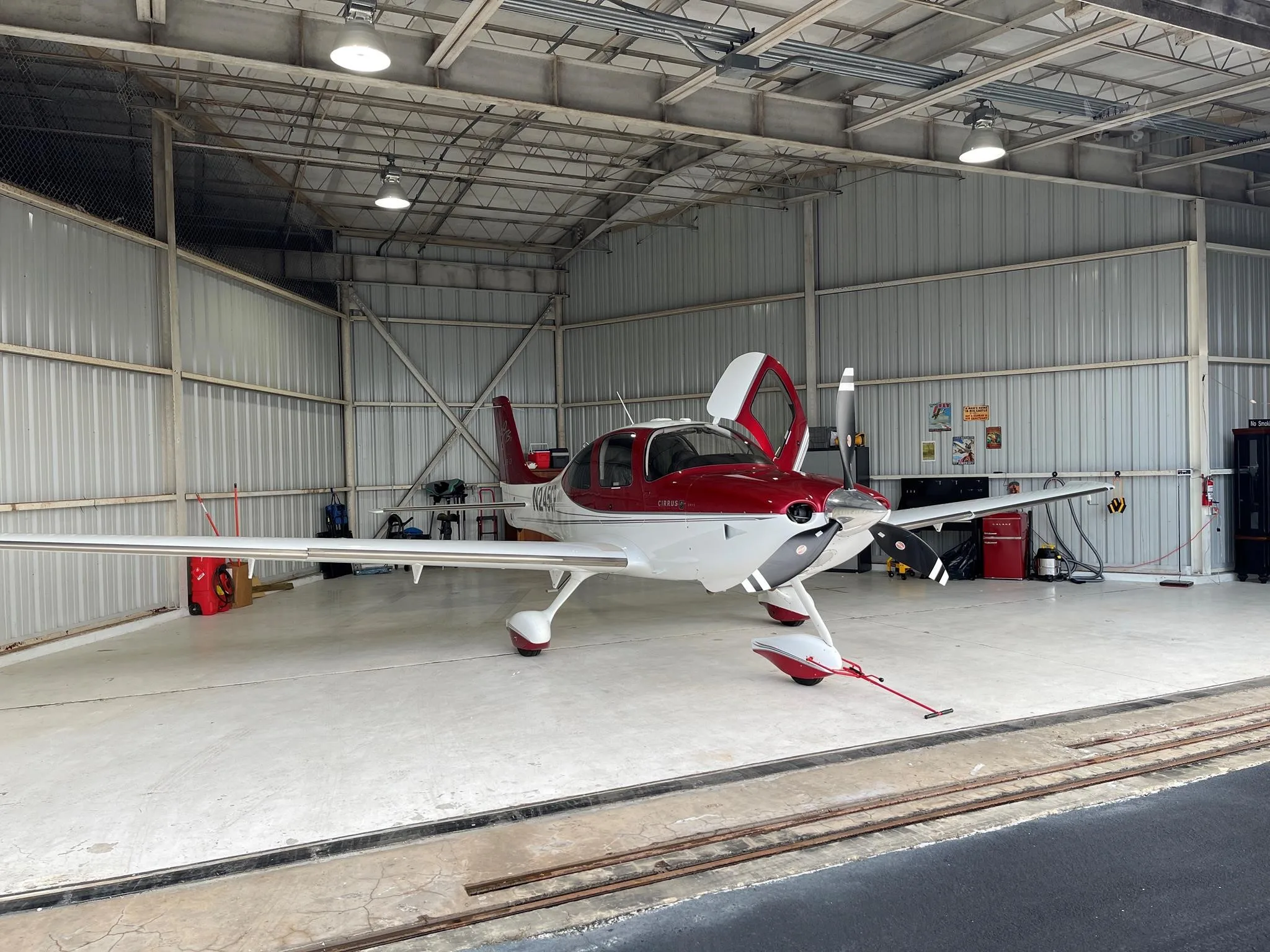 Exterior view of a 2008 CIRRUS SR22-G3 TURBO, N245CP.