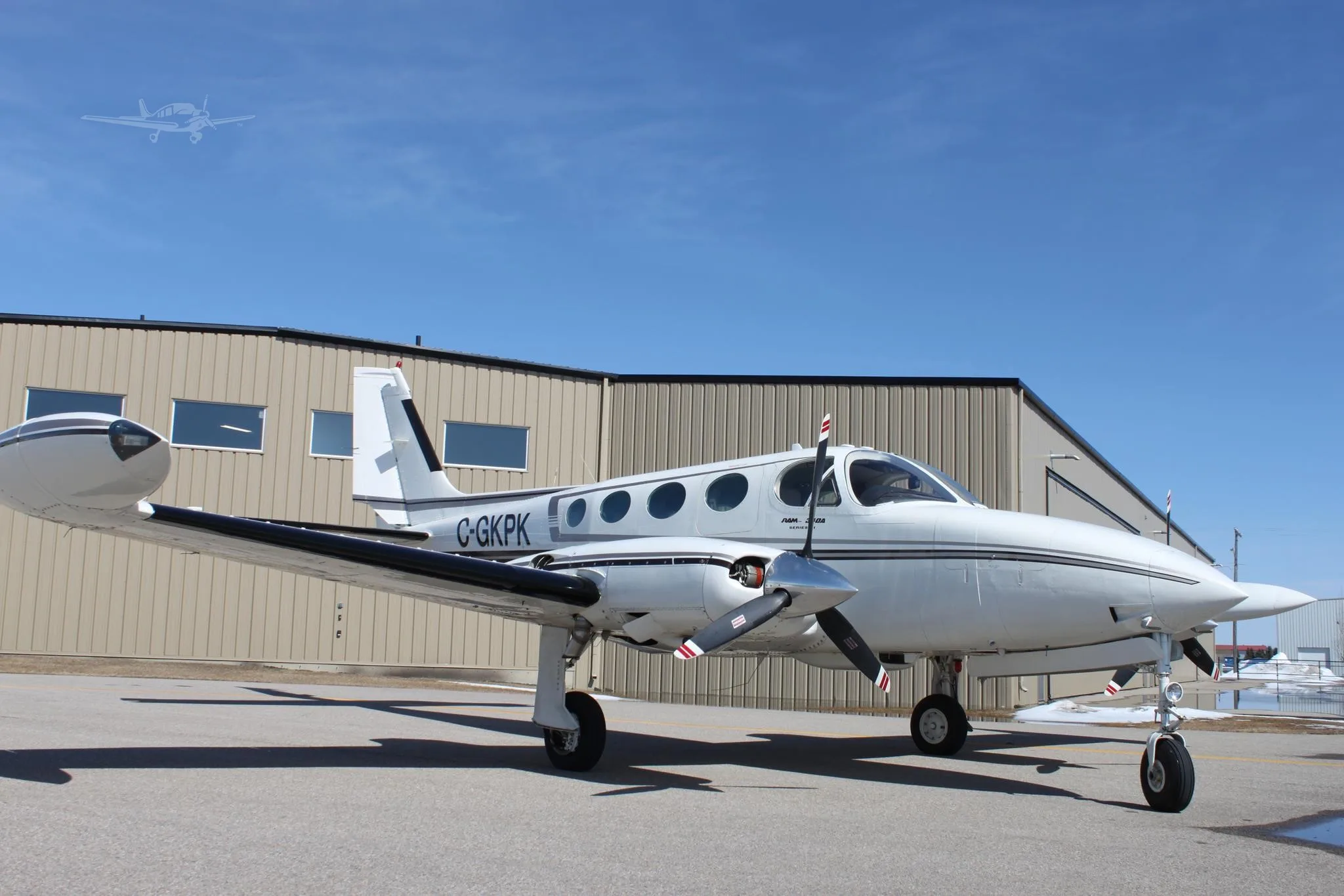 Exterior view of a 1977 CESSNA 340A, C-GKPK.
