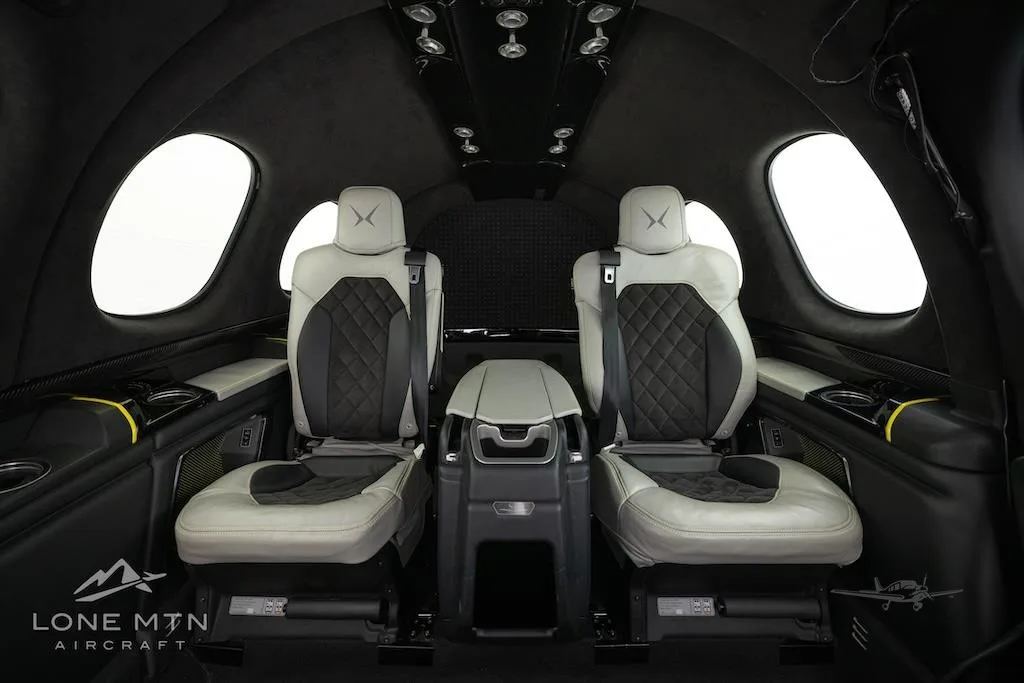 Cabin interior of a 2019 CIRRUS VISION SF50-G2.