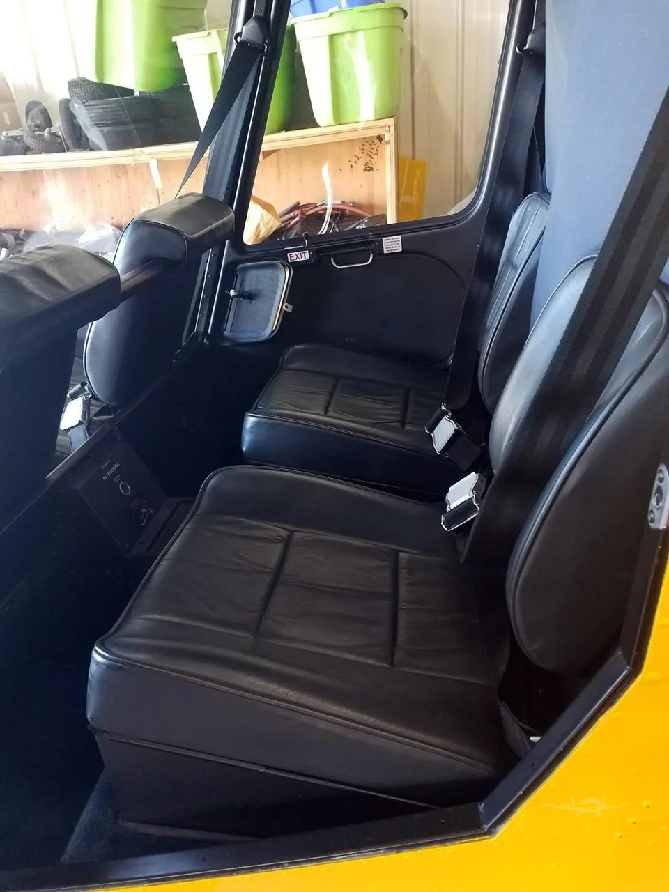 Cabin interior of a 2002 ROBINSON R44 RAVEN I.