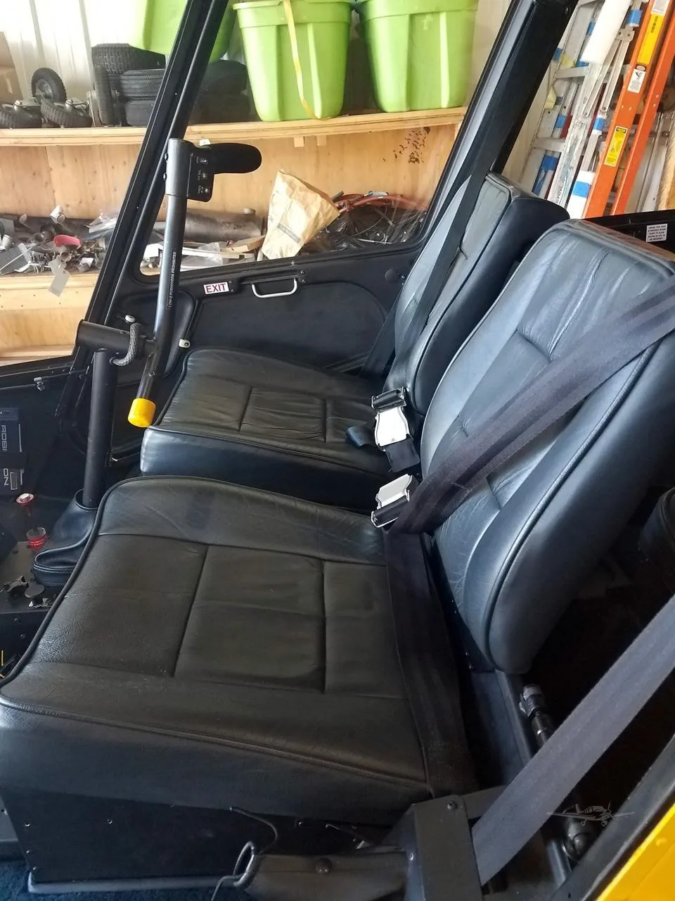 Cabin interior of a 2002 ROBINSON R44 RAVEN I.