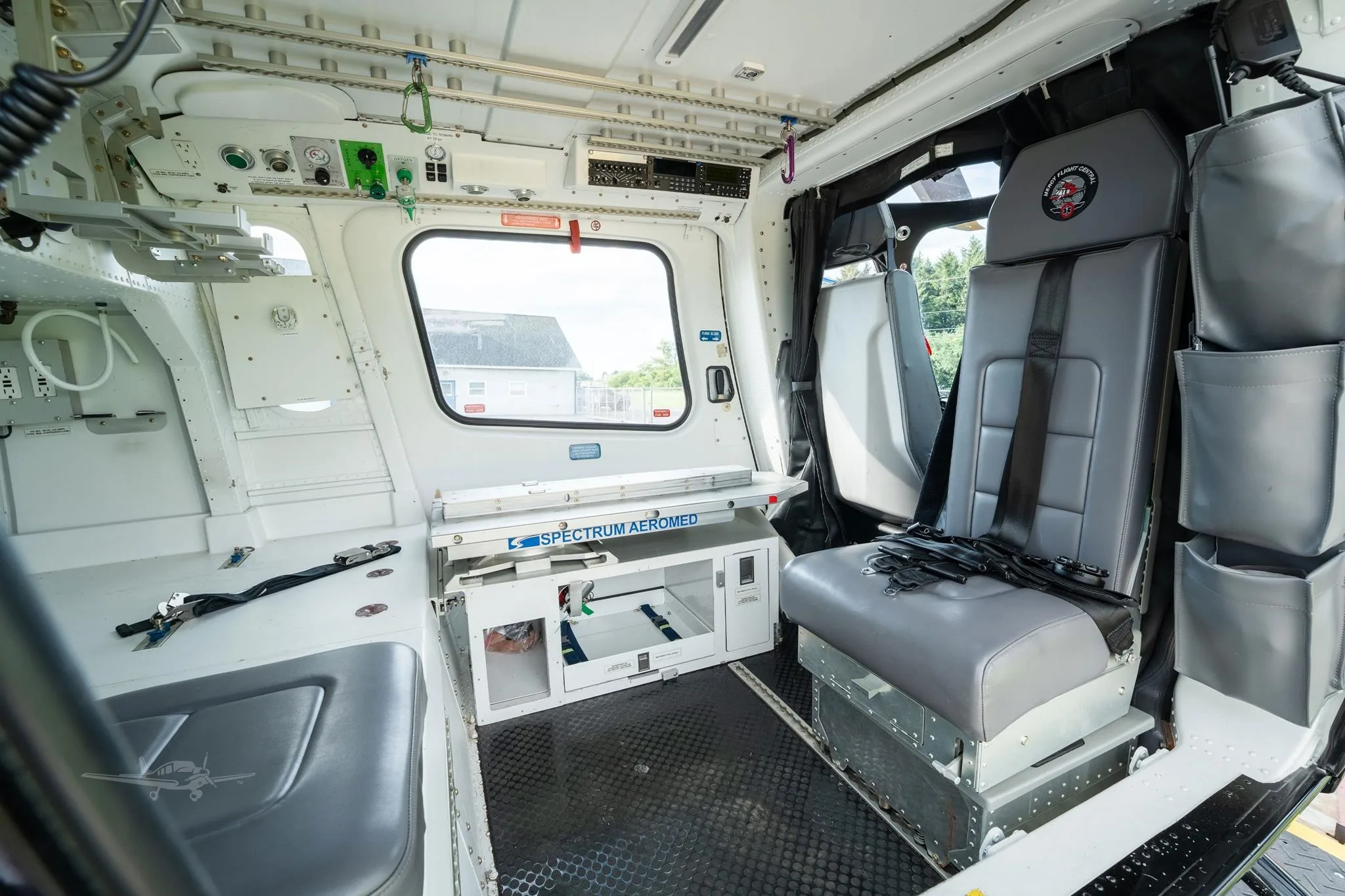 Cabin interior of a 2022 LEONARDO AW119 KOALA.