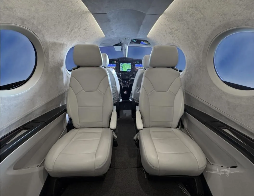 Cabin interior of a 2022 EPIC E1000 GX.