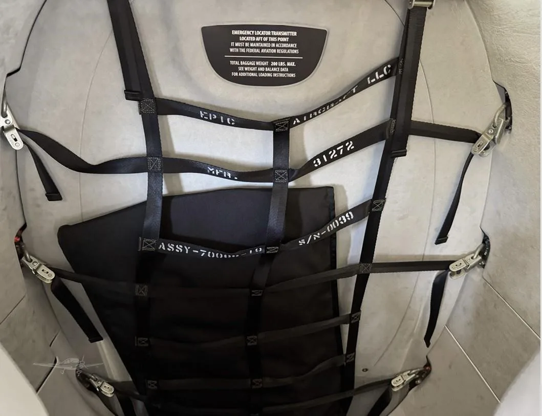 Cabin interior of a 2022 EPIC E1000 GX.