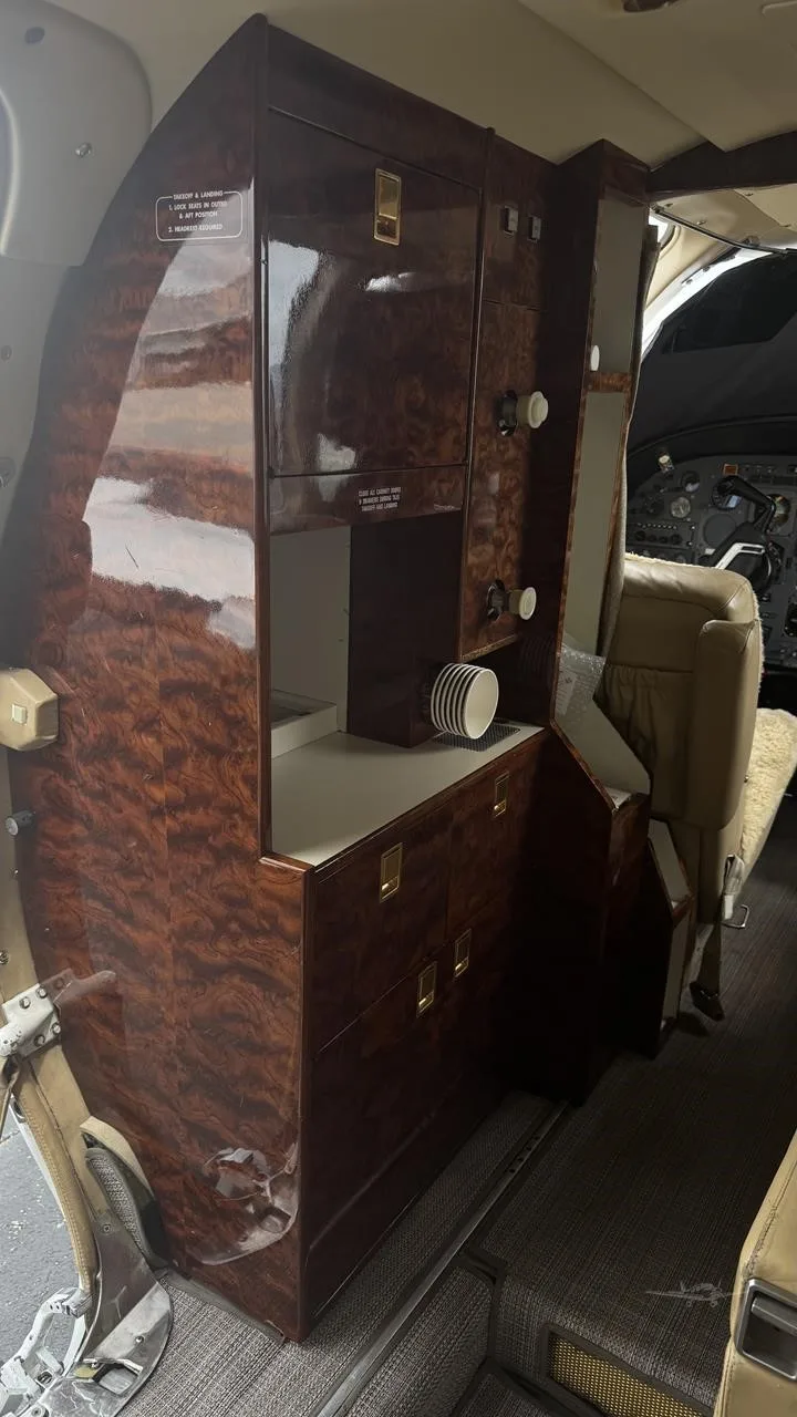 Cabin interior of a 1978 CESSNA CITATION II.