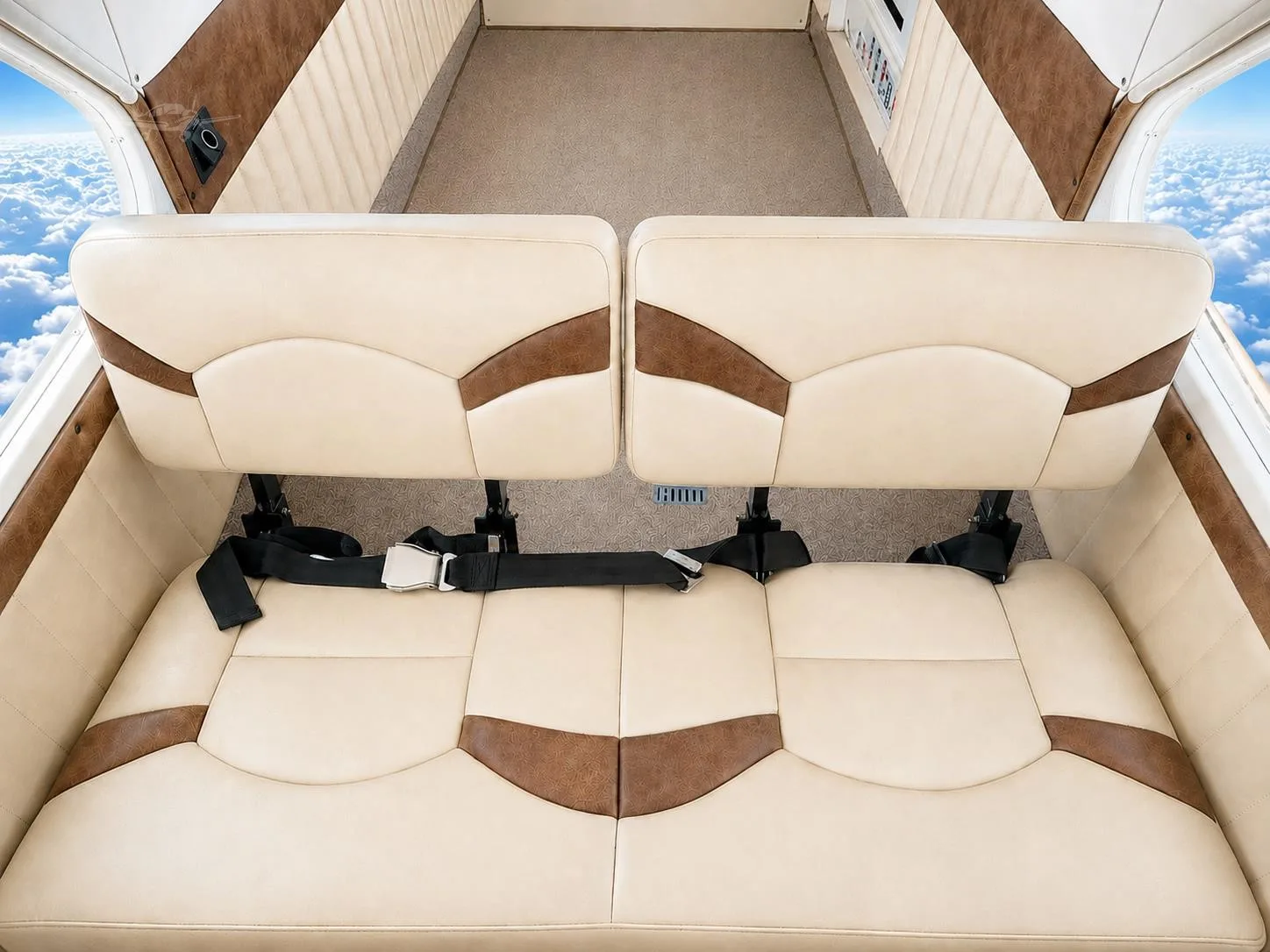 Cabin interior of a 1960 DEHAVILLAND DHC-2.