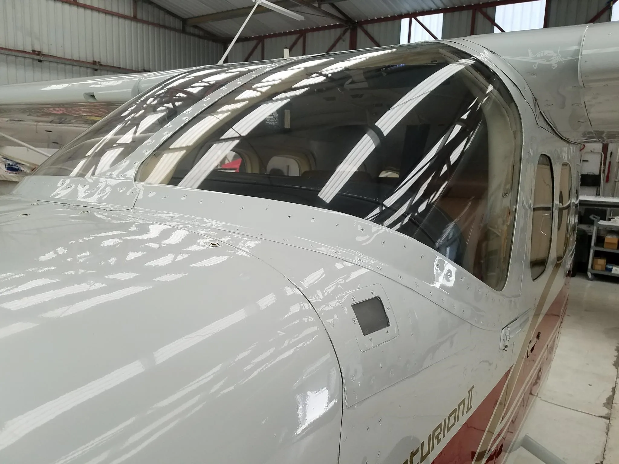 Exterior view of a 1980 CESSNA P210N, N28JM.