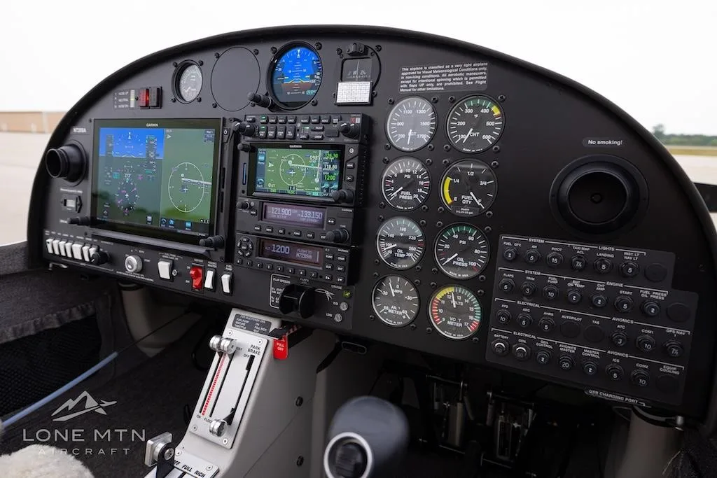 Cockpit and instrument panel of a 2025 DIAMOND DA20-C1.