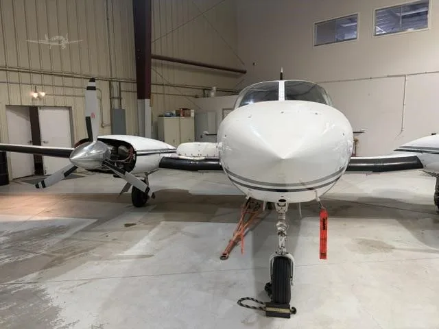 Exterior view of a 1978 CESSNA 414A, N5688C.