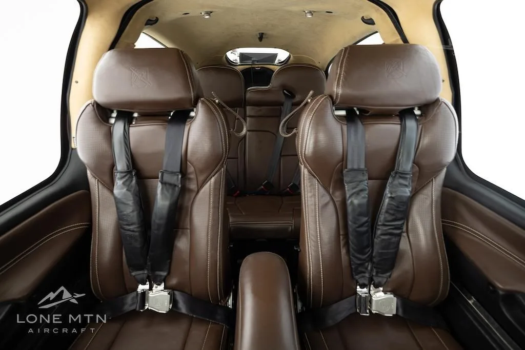 Cabin interior of a 2017 CIRRUS SR22-G6 TURBO.