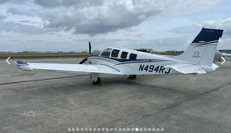 Exterior view of a 2009 BEECHCRAFT G36 BONANZA, N494RJ.