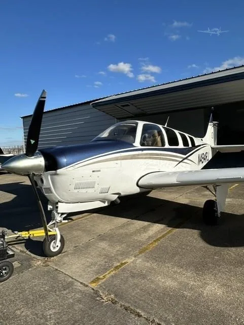 Exterior view of a 2009 BEECHCRAFT G36 BONANZA, N494RJ.