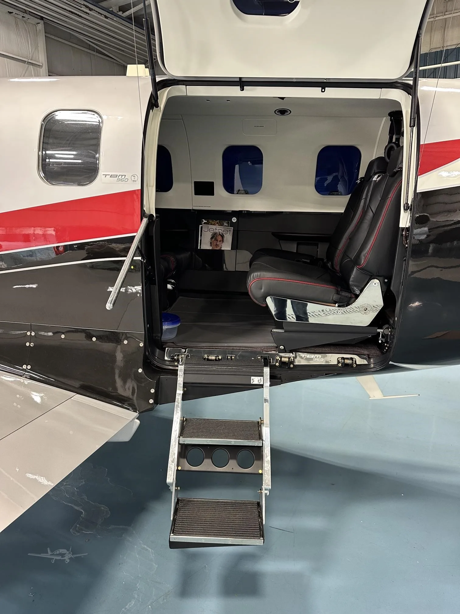 Cabin interior of a 2023 DAHER TBM 960.