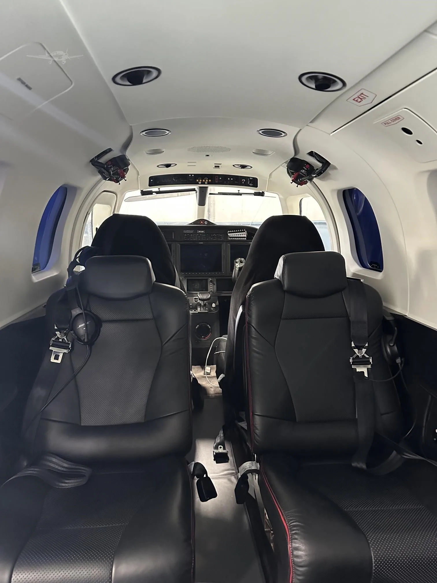 Cabin interior of a 2023 DAHER TBM 960.