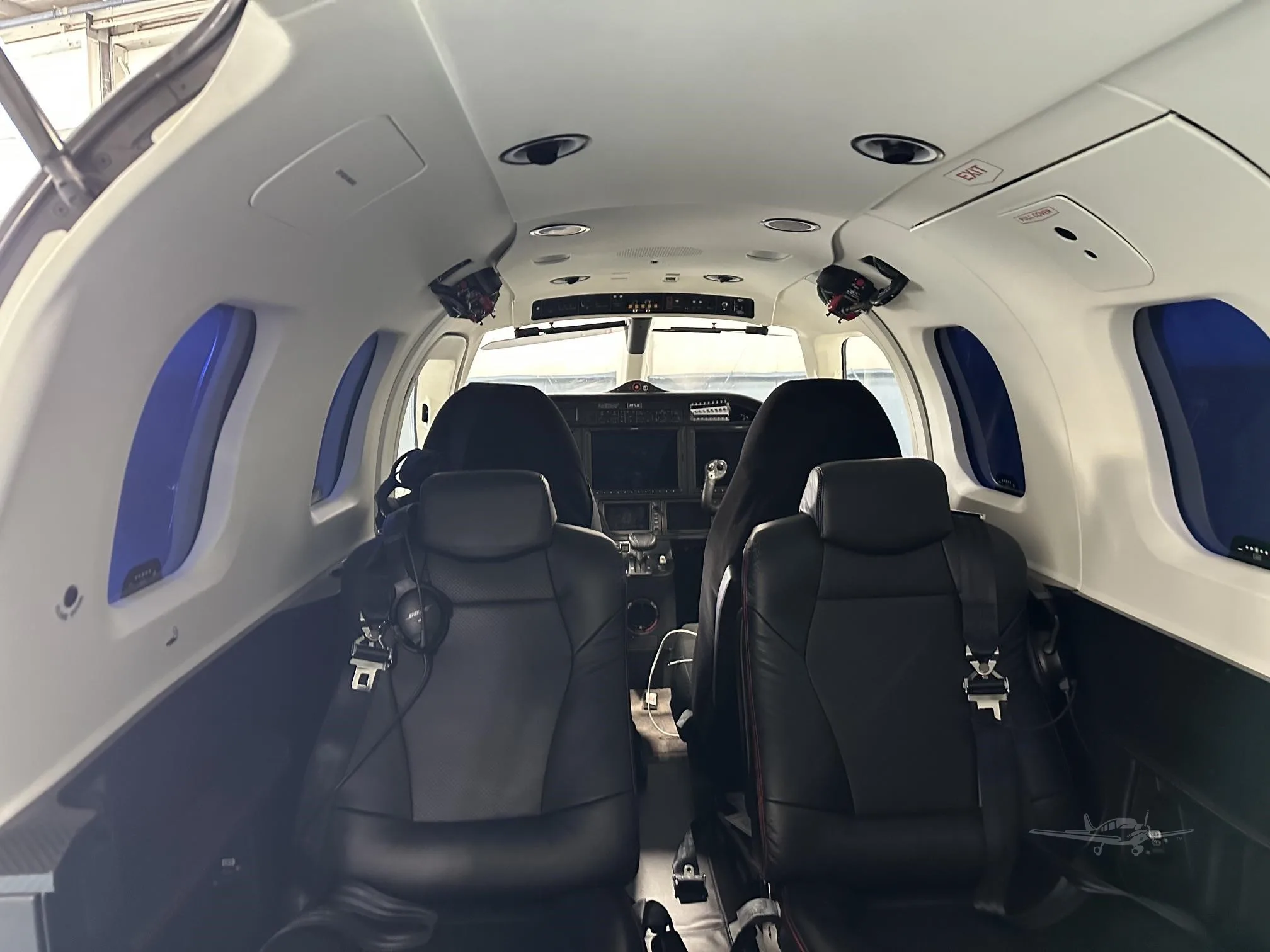 Cabin interior of a 2023 DAHER TBM 960.