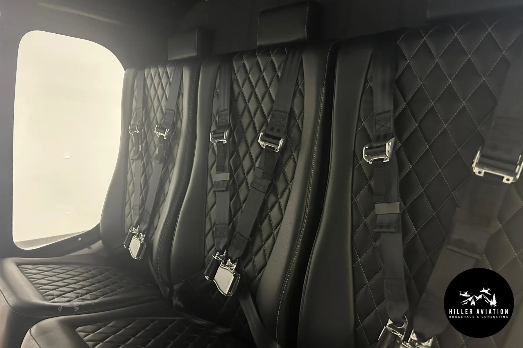 Cabin interior of a 2025 BELL 505 JET RANGER X.