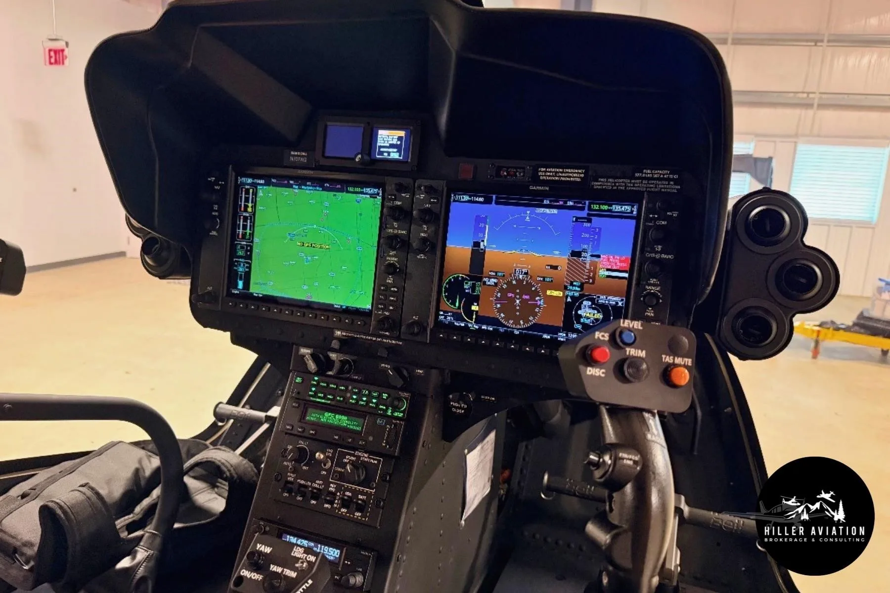 Avionics suite of a 2025 BELL 505 JET RANGER X.