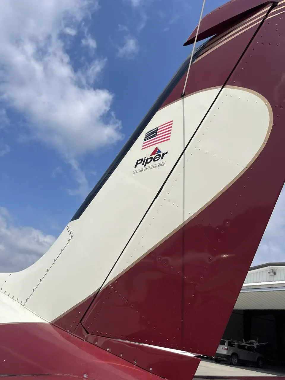 Exterior view of a 1998 PIPER JETPROP, N715LM.