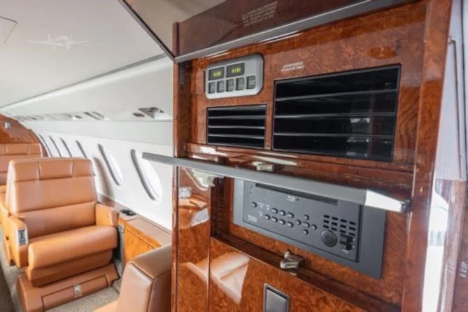 Cabin interior of a 2000 DASSAULT FALCON 50EX.