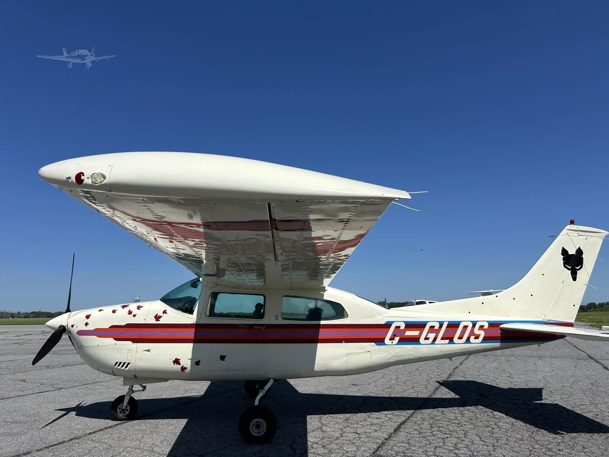 Marketing image of a 1974 CESSNA TURBO 210L.