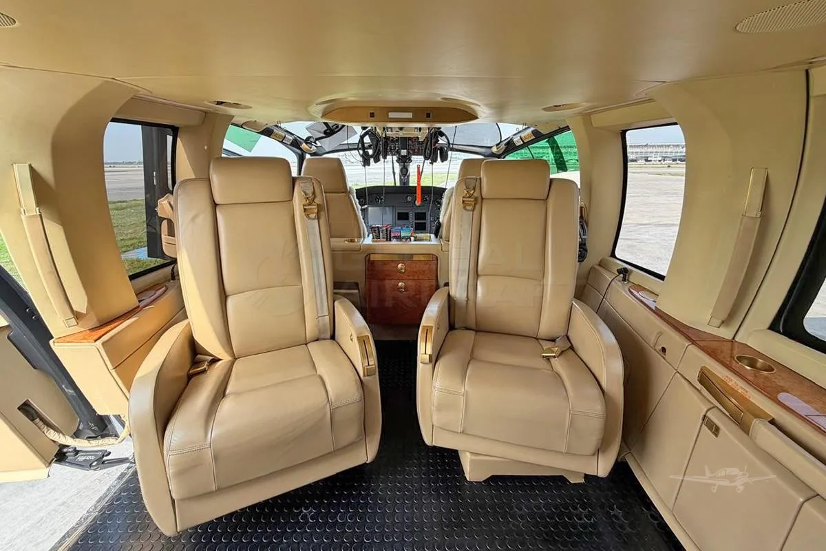 Cabin interior of a 2014 AIRBUS H155B1.
