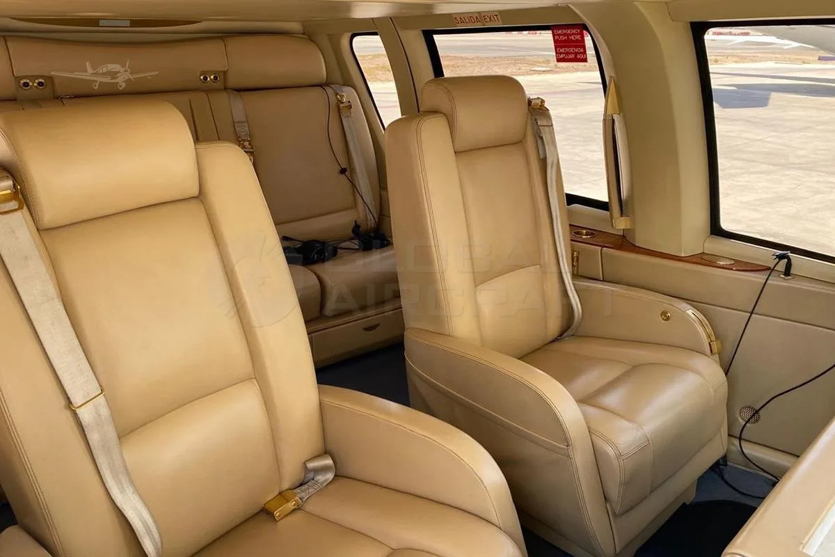 Cabin interior of a 2014 AIRBUS H155B1.