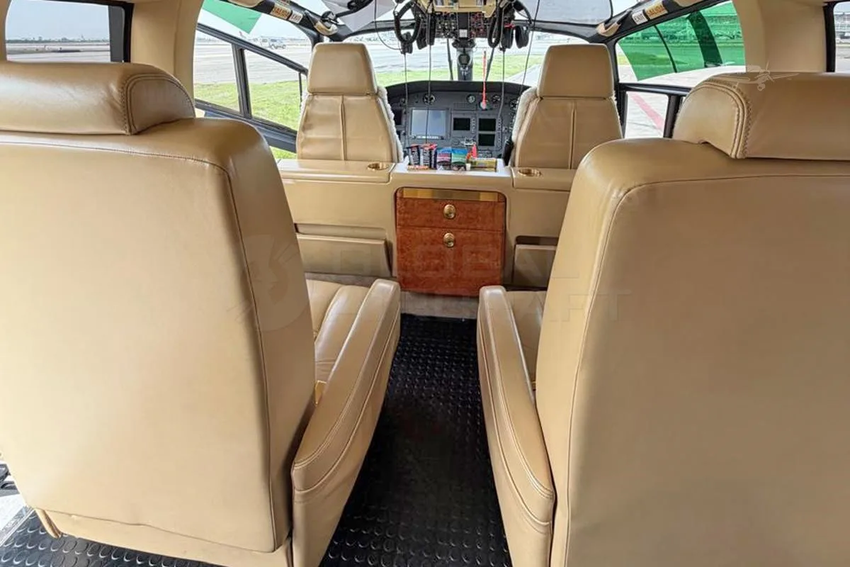 Cabin interior of a 2014 AIRBUS H155B1.