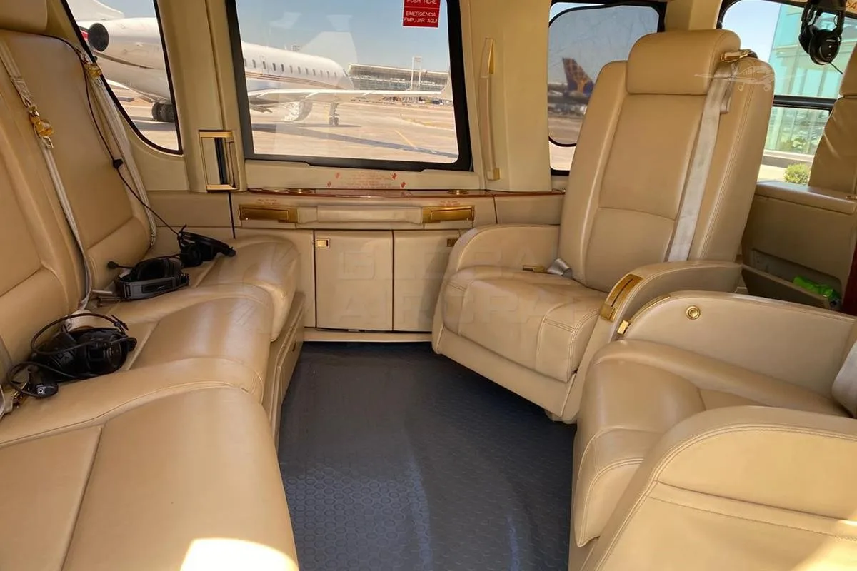 Cabin interior of a 2014 AIRBUS H155B1.