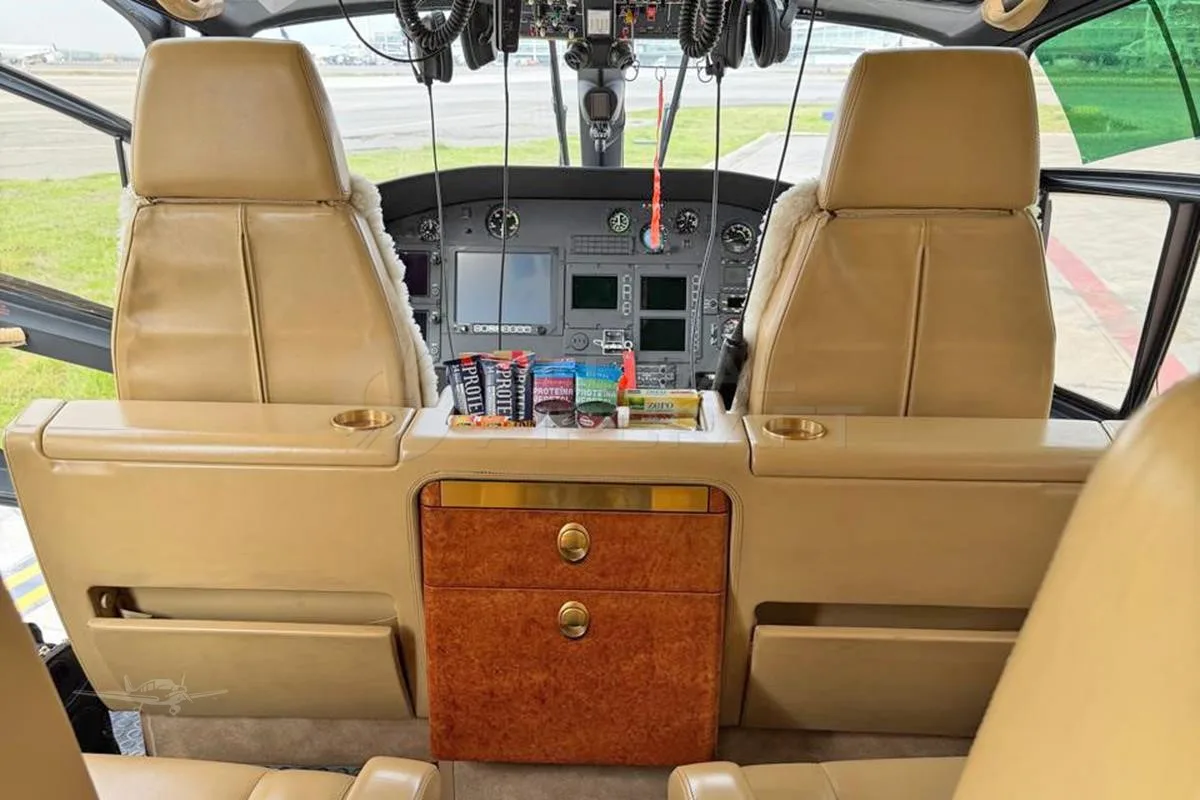 Cabin interior of a 2014 AIRBUS H155B1.