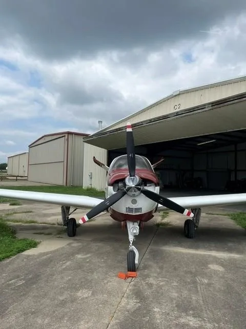 Exterior view of a 1965 BEECHCRAFT S35 BONANZA, N534E.